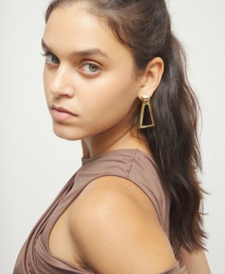 18k Gold and Sterling Silver Plated Earrings