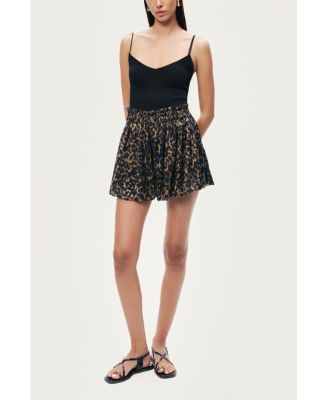 Women's Printed Mini Shorts