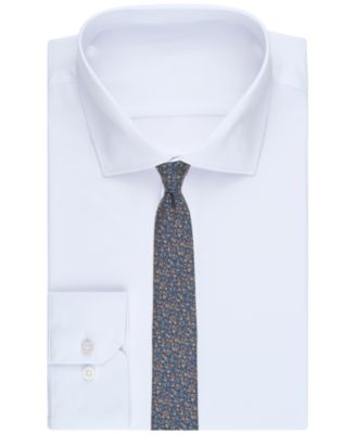 Men's Yvonne Floral Skinny Tie