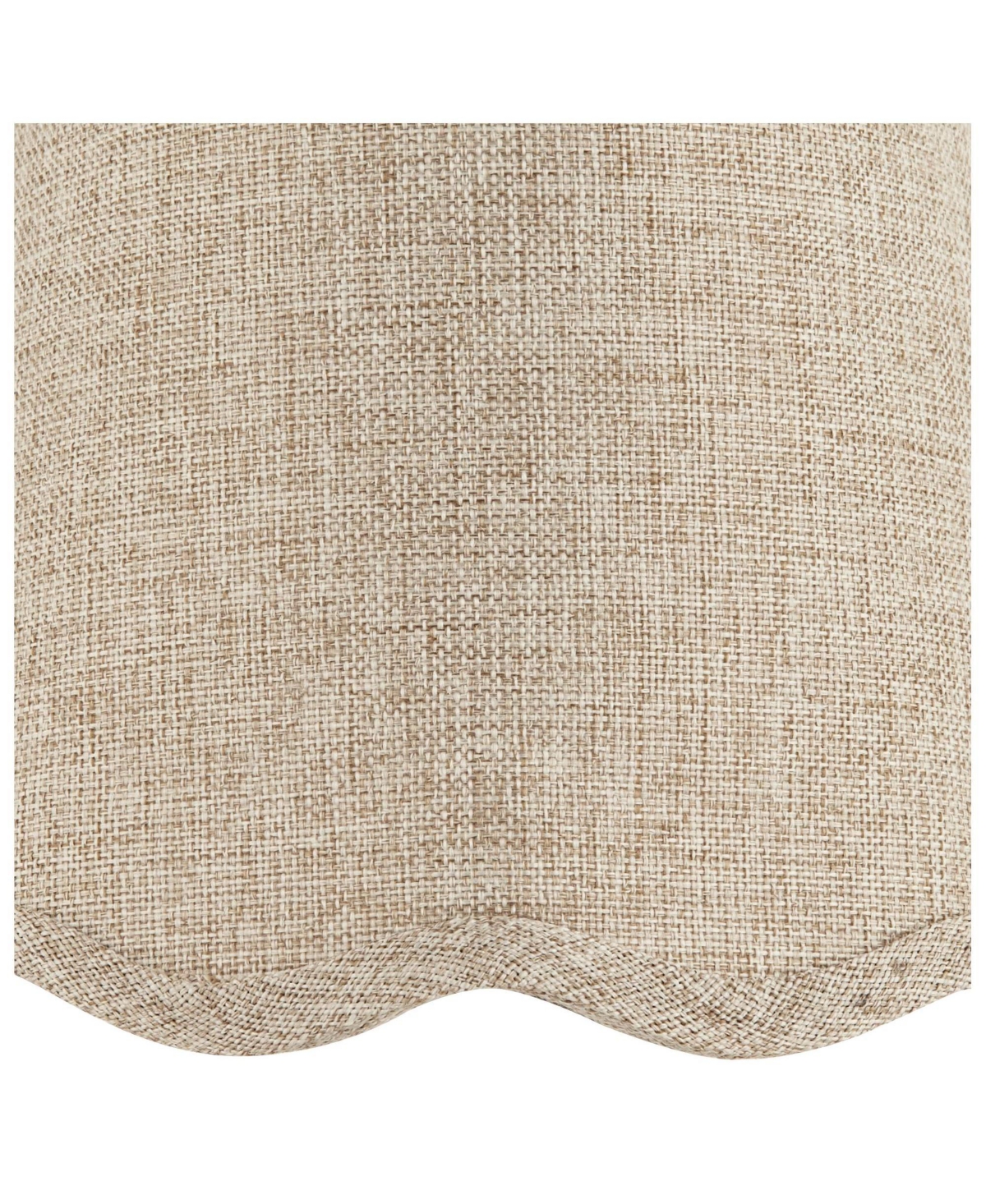 Springcrest 4" Top x 6" Bottom x 5 1/2" High x 5 1/2" Slant Lamp Shade Replacement Set of 6 Fawn Scalloped Clip On Candelabra