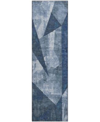 Mayfield Machine Washable AMF1838 2'3" x 7'6" Runner Area Rug