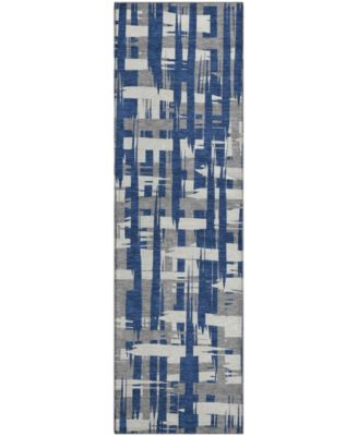 Mayfield Machine Washable AMF1849 2'3" x 7'6" Runner Area Rug