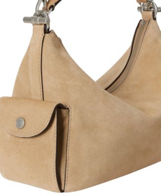 Lauren Ralph Lauren Blaike Small Suede Shoulder Bag - Macy's