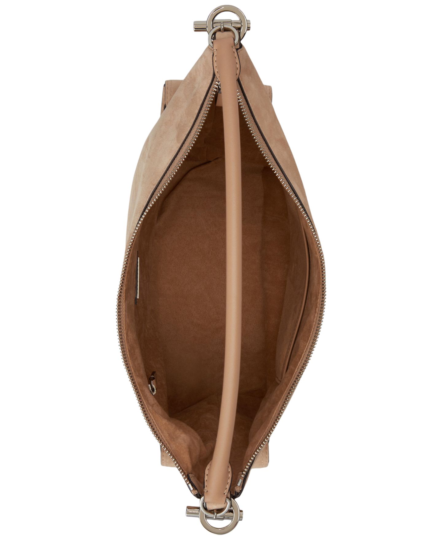 Женская сумка Lauren Ralph Lauren Blaike Large Suede Shoulder, цвет: Рыжевато-коричневый — фото 5