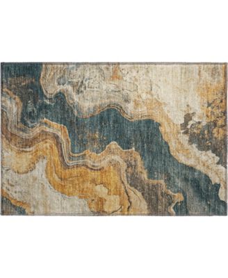 Mayfield Machine Washable AMF1907 1'8" x 2'6" Area Rug