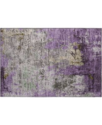Mayfield Machine Washable AMF1911 1'8" x 2'6" Area Rug