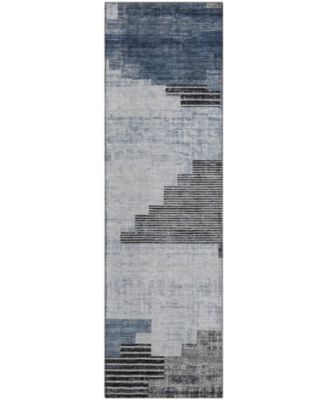 Mayfield Machine Washable AMF1829 2'3" x 7'6" Runner Area Rug