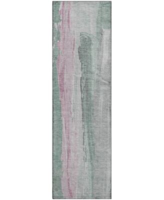 Mayfield Machine Washable AMF1845 2'3" x 7'6" Runner Area Rug