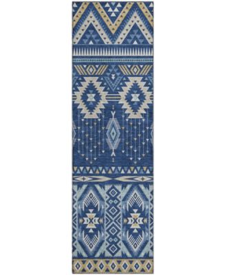 Mayfield Machine Washable AMF1851 2'3" x 7'6" Runner Area Rug