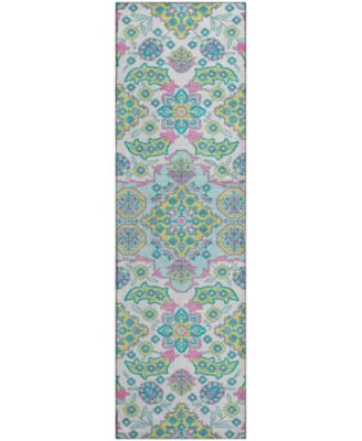 Mayfield Machine Washable AMF1853 2'3" x 7'6" Runner Area Rug