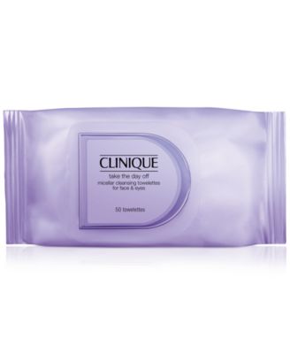 Take The Day Off™ Micellar Cleansing Towelettes for Face & Eyes Makeup Remover, 50 Towelettes