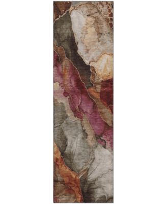 Mayfield Machine Washable AMF1864 2'3" x 7'6" Runner Area Rug