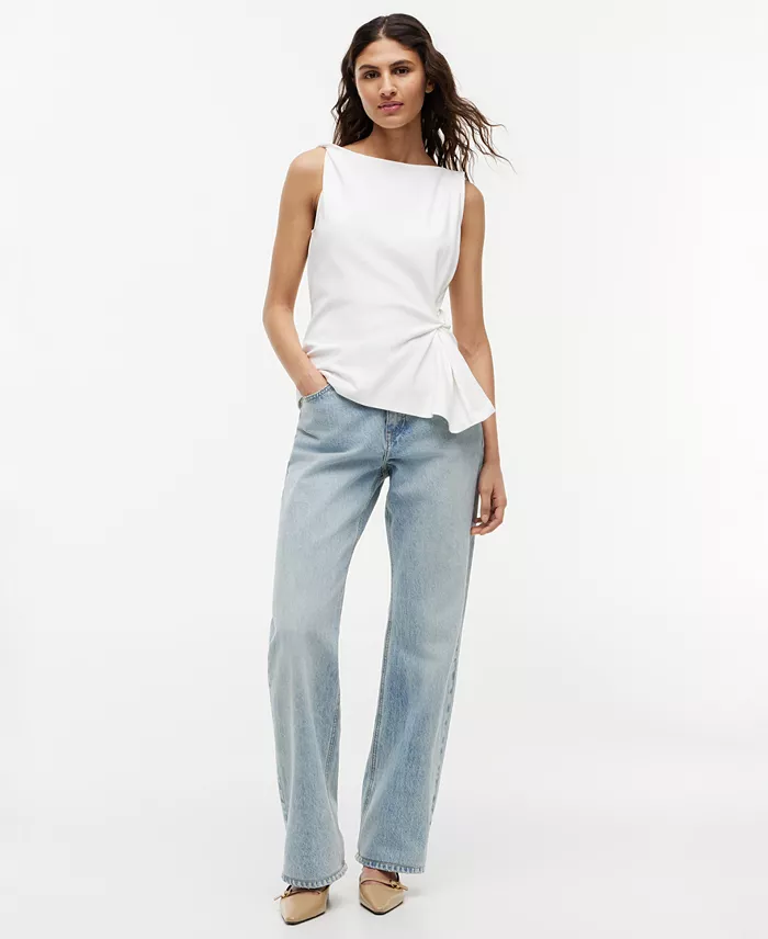 Women's Interlock Knot Sleeveless Cotton Top - thumbnail 2
