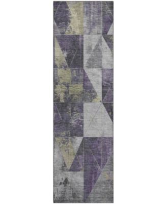 Mayfield Machine Washable AMF1888 2'3" x 7'6" Runner Area Rug