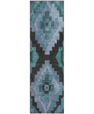 Mayfield Machine Washable AMF1894 2'3" x 7'6" Runner Area Rug