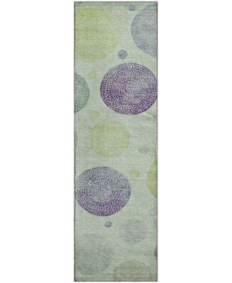 Mayfield Machine Washable AMF1897 2'3" x 7'6" Runner Area Rug