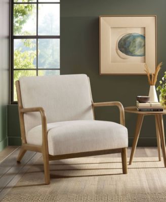 Novak 27"W Mid-Century Modern Accent Armchair