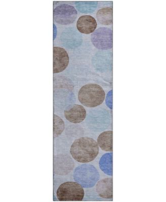 Mayfield Machine Washable AMF1898 2'3" x 7'6" Runner Area Rug