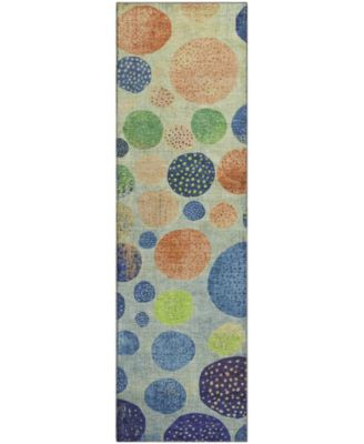 Mayfield Machine Washable AMF1899 2'3" x 7'6" Runner Area Rug