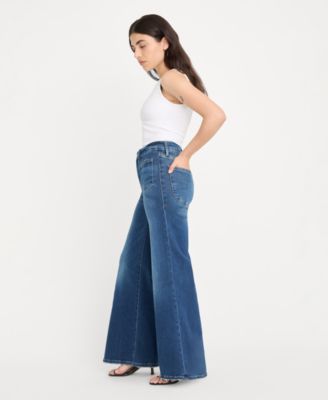 Women's High Rise Palazzo Jeans