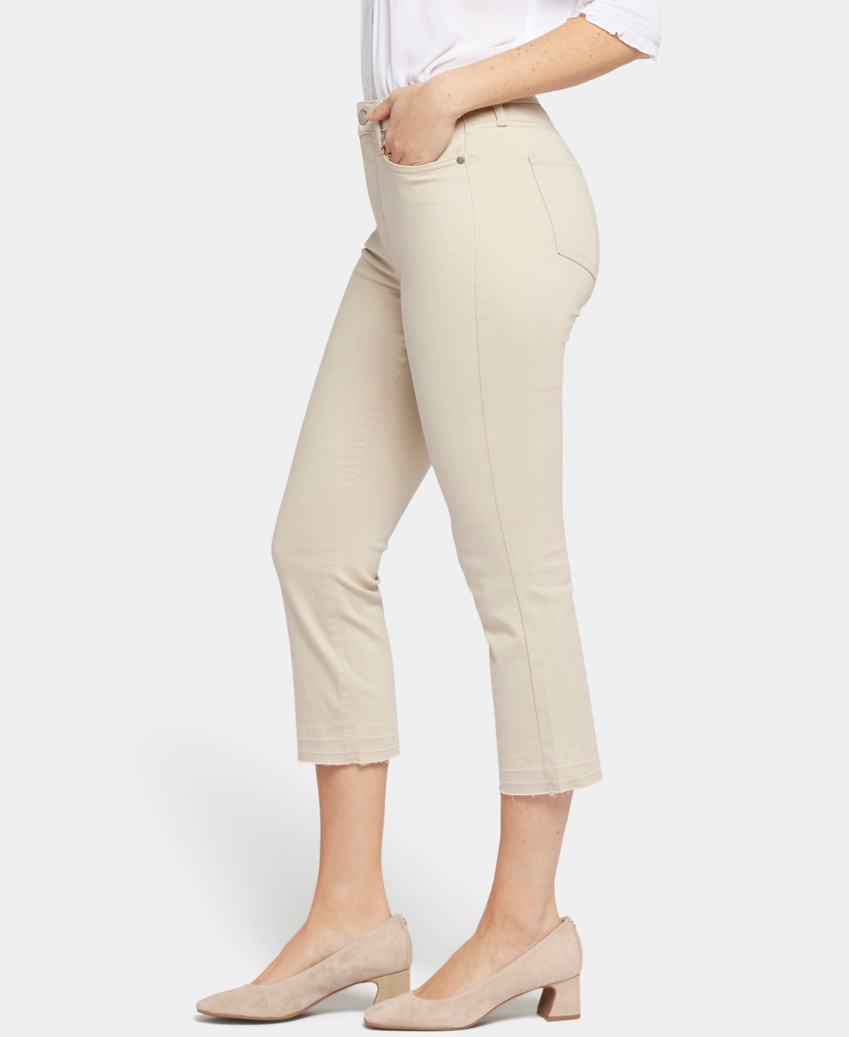 Nydj Petite Chloe Pull-On Capri Jeans