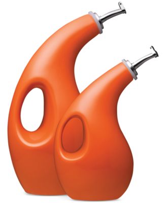 LE CREUSET SET Bottiglie Olio e Aceto Vulcanico (NUOVO) EUR 69,41