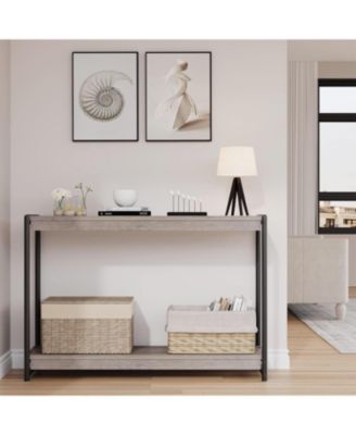 40" Storage Farmhouse Console Table