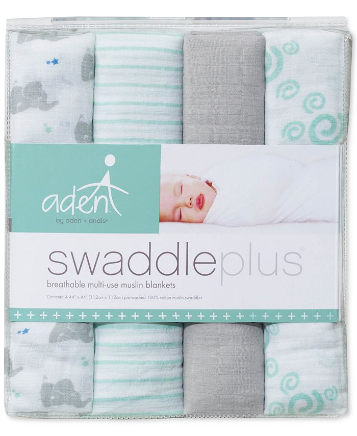 aden by aden + anais Baby Boys & Girls 4Pk. Star Swaddle Blankets Macy's