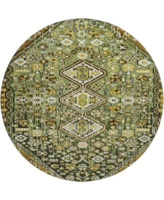 Mayfield Machine Washable AMF1834 8' x 8' Round Area Rug