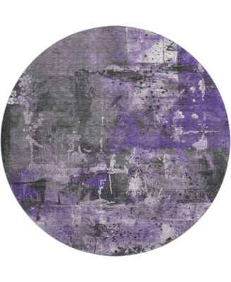 Mayfield Machine Washable AMF1839 8' x 8' Round Area Rug