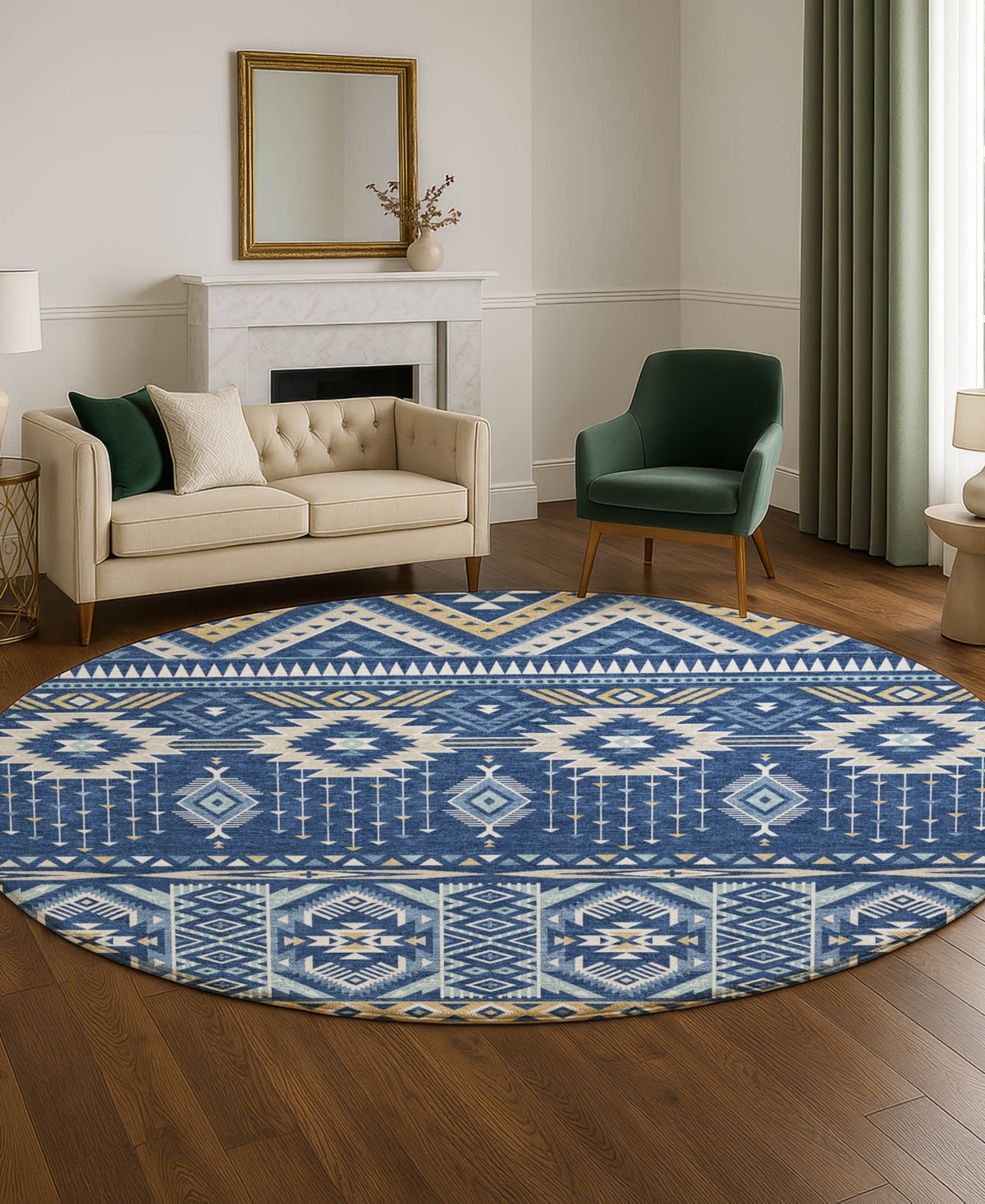 Addison Mayfield AMF1851 8' x 8' Round Area Rug
