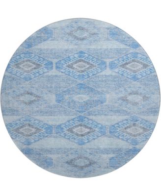Mayfield Machine Washable AMF1857 8' x 8' Round Area Rug