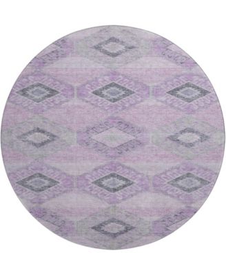 Mayfield Machine Washable AMF1857 8' x 8' Round Area Rug