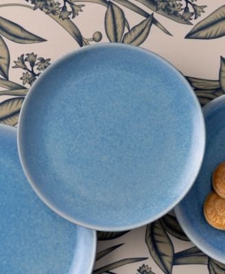 Colorwave Kiln Azure Coupe Salad Plates, Set of 4