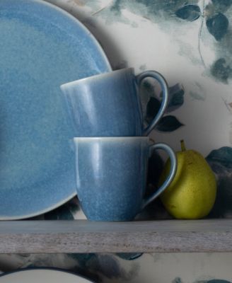 Colorwave Kiln Azure Mugs, Set of 4