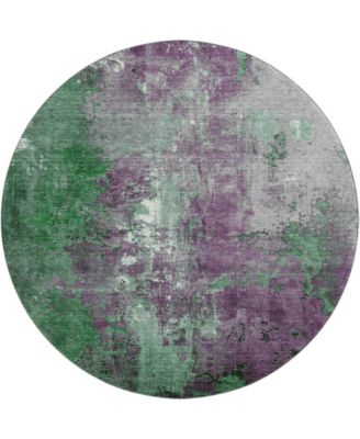 Mayfield Machine Washable AMF1870 8' x 8' Round Area Rug