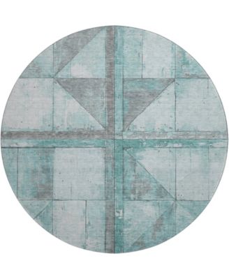Mayfield Machine Washable AMF1876 8' x 8' Round Area Rug
