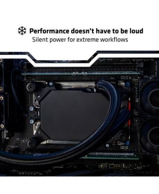 Horus Creator Workstation-Liquid Cooled AMD Ryzen Threadripper 7960X 4.2GHz 24-Core, 32GB DDR5 ECC, RTX 5080 16GB, 1TB SSD, 4TB HDD, WiFi, W11H