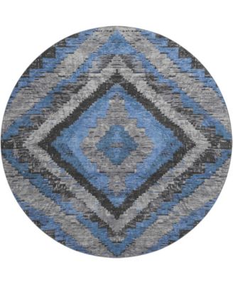 Mayfield Machine Washable AMF1890 8' x 8' Round Area Rug