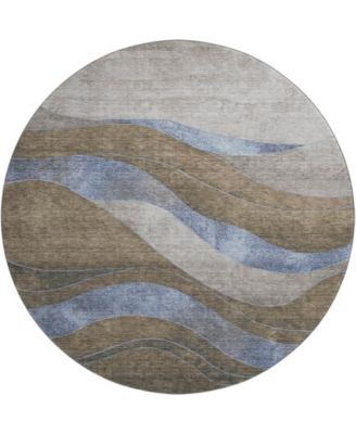 Mayfield Machine Washable AMF1892 8' x 8' Round Area Rug