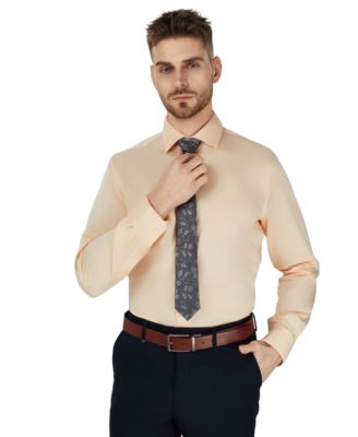 Men's Sateen Slim-Fit Dress Shirt