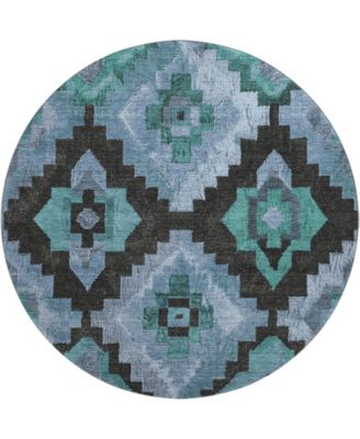 Mayfield Machine Washable AMF1894 8' x 8' Round Area Rug