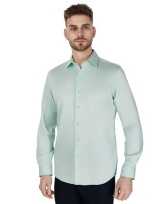 Men's Sateen Slim-Fit Dress Shirt