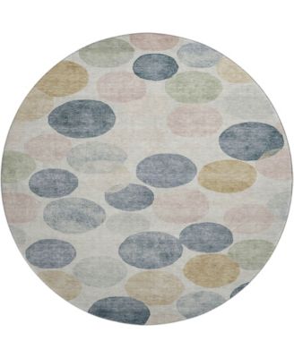 Mayfield Machine Washable AMF1898 8' x 8' Round Area Rug