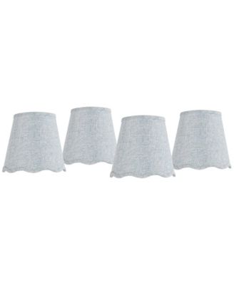 Mylie Scallop Empire Lamp Shade 4x6x5.5 (Clip-On) Set of 4