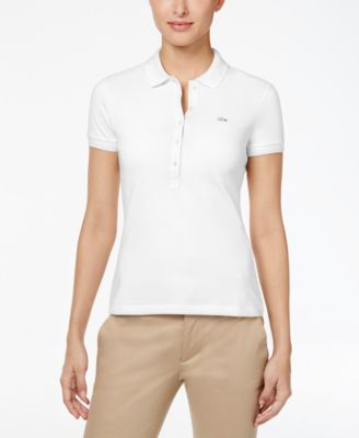 Lacoste - Short-Sleeve Five-Button Logo Polo Shirt