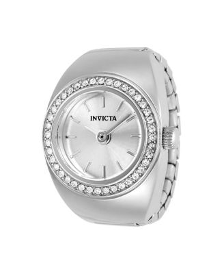 Women's 48943 Mini Quartz 2 Hand Dial Ring Watch