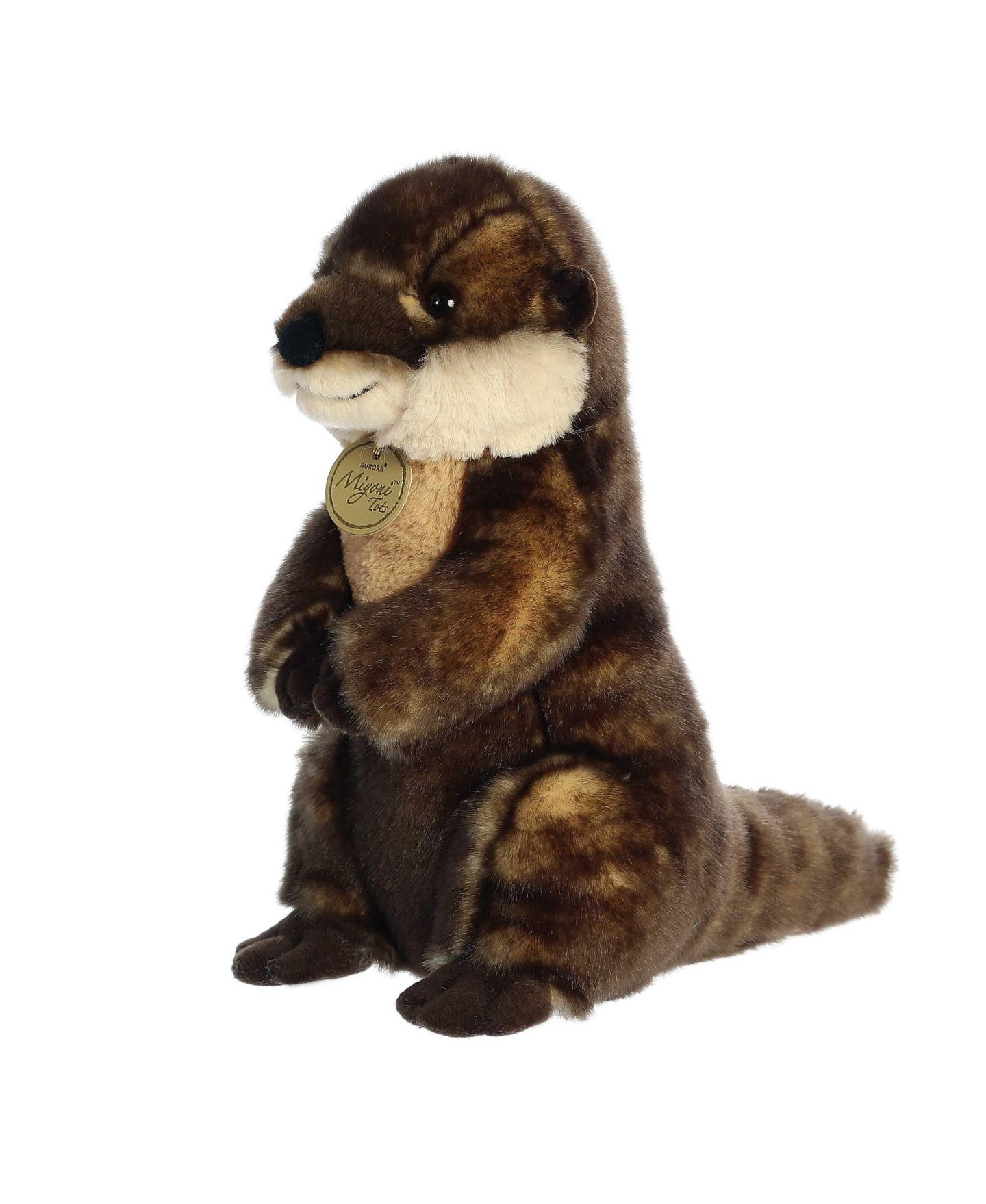 Детская мягкая игрушка Aurora Medium Sitting Pretty River Otter Miyoni Tots Adorable Plush Toy — фото 5