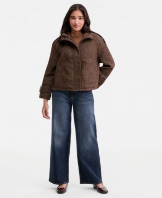 Women's Short-Raglan-Sleeve Coat