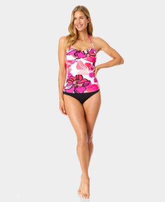 Women's Bandeau Neck Tankini Top